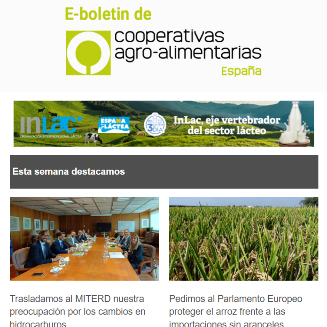 Boletín Cooperativas Agroalimentarias de España