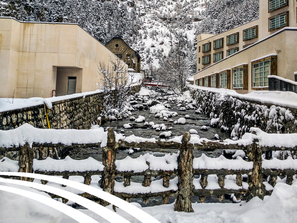 pueblo nevado