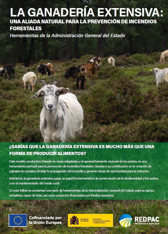Folleto: Ganadería extensiva e indicios forestales