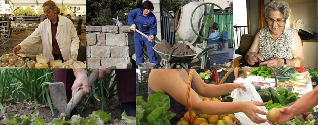 mujeres en las zonas rurales