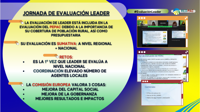 La Red PAC organiza una jornada de evaluación para el enfoque LEADER