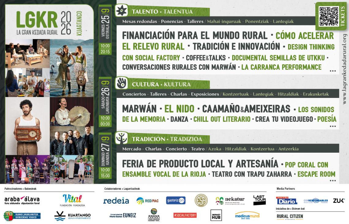 La localidad de Kuartango acoge la sexta edición de “La Gran Kedada rural”