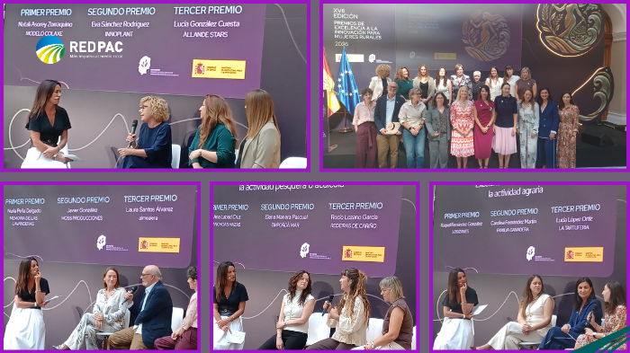 El Ministerio de Agricultura, Pesca y Alimentación galardEl Ministerio de Agricultura, Pesca y Alimentación galardona a 12 proyectos en la XVII edición de los Premios de Excelencia a la Innovación para Mujeres RuralesEl Ministerio de Agricultura, Pesca y Alimentación galardona a 12 proyectos en la XVII edición de los Premios de Excelencia a la Innovación para Mujeres RuralesEl Ministerio de Agricultura, Peona a 12 proyectos en la XVII edición de los Premios de Excelencia a la Innovación para Mujeres Rurales