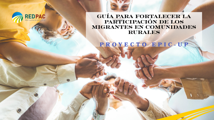 El proyecto europeo “EPIC-UP” lanza una guía para la inclusión de emigrantes en las zonas rurales 