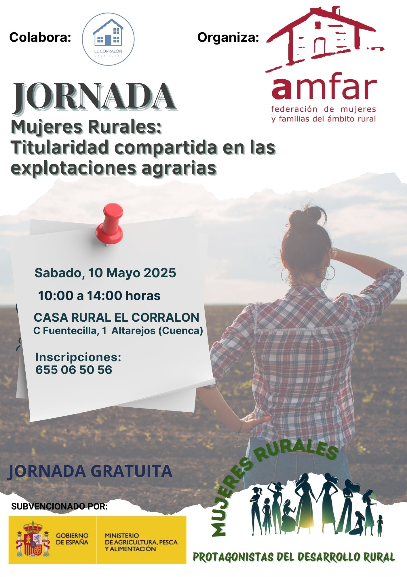 JORNADA AMFAR  “MUJERES RURALES: TITULARIDAD COMPARTIDA EN LAS EXPLOTACIONES AGRARIAS”