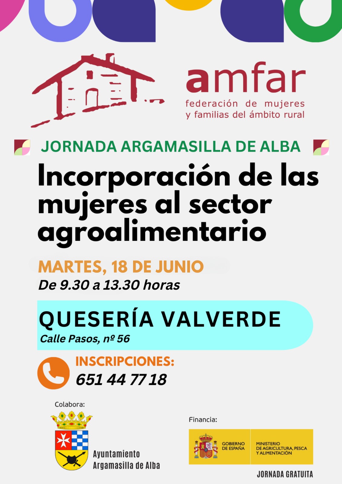 Jornada de AMFAR: “INCORPORACIÓN DE LAS MUJERES AL SECTOR AGROALIMENTARIO.”