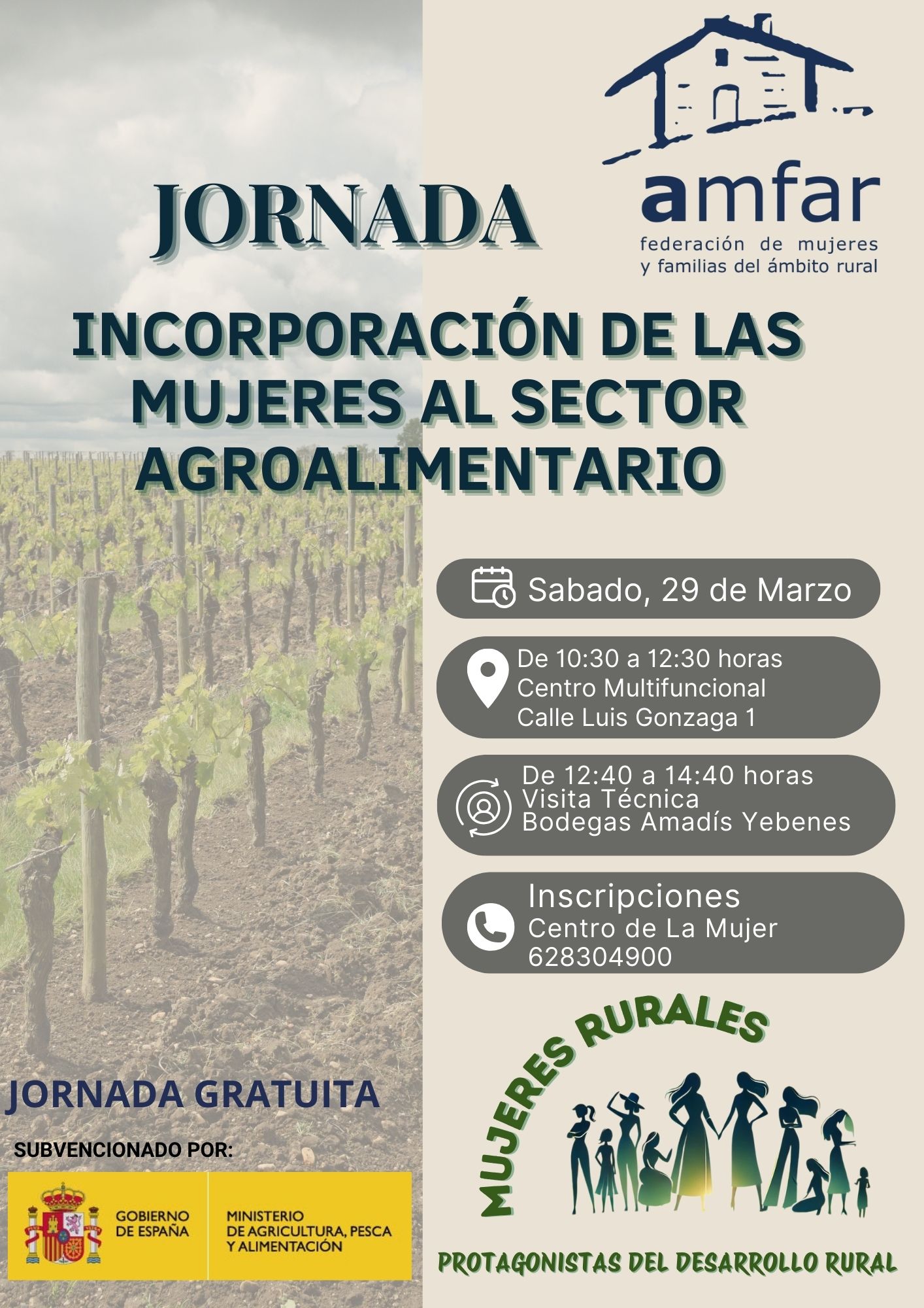  “INCORPORACIÓN DE LAS MUJERES AL SECTOR AGROALIMENTARIO”