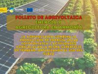 La Red PAC publica un folleto divulgativo sobre agrivoltaica para explicar su funcionamiento y sus beneficios